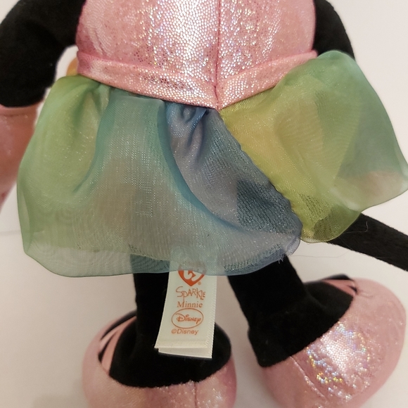 Ty Beanie Babies® Disney Sparkle Minnie Mouse Plus - Picture 5 of 10